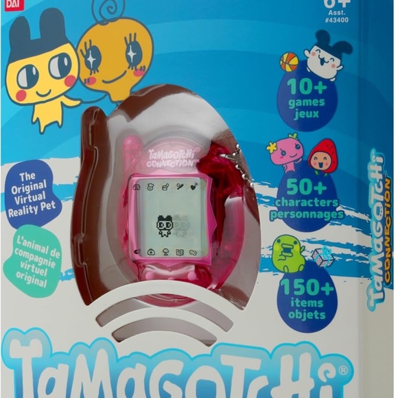 Tamagotchi Connection - Translucent Pink NO BOX / BATTERY - Picture 2 of 9